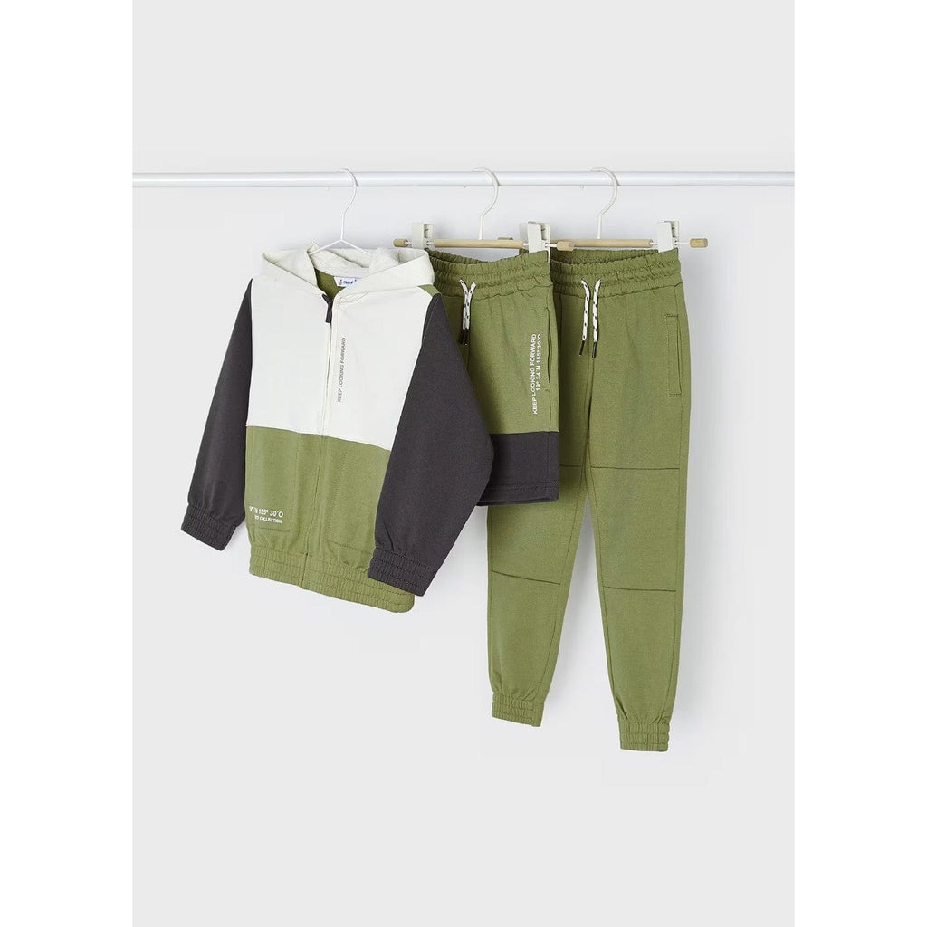 Mayoral 3869 Three-Piece Tracksuit - Iguana Green By MAYORAL Canada -