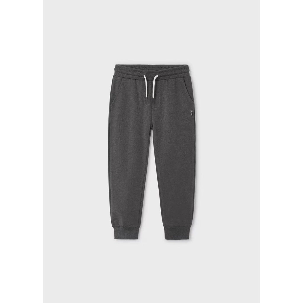 Mayoral 742 Basic Cuffed Fleece Trousers - Beluga By MAYORAL Canada -