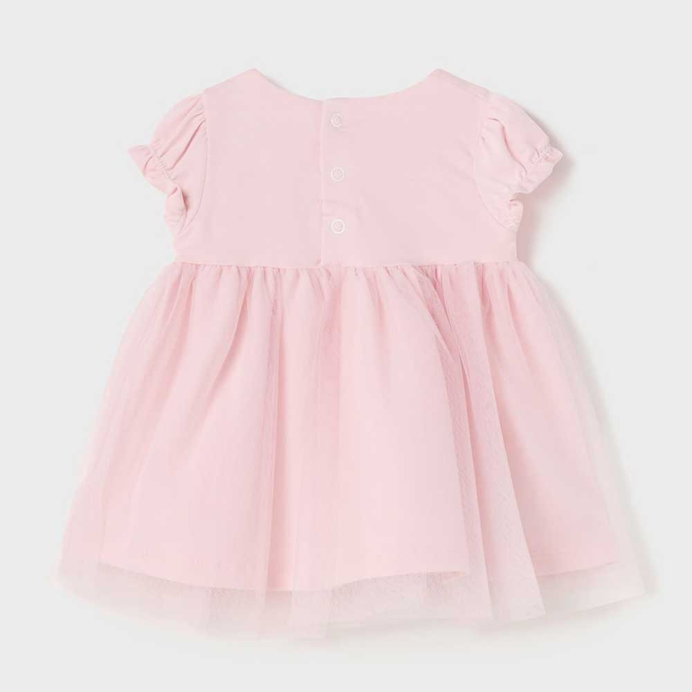 Mayoral Baby Girl Voile Embroidered Dress - Baby Pink By MAYORAL Canada -