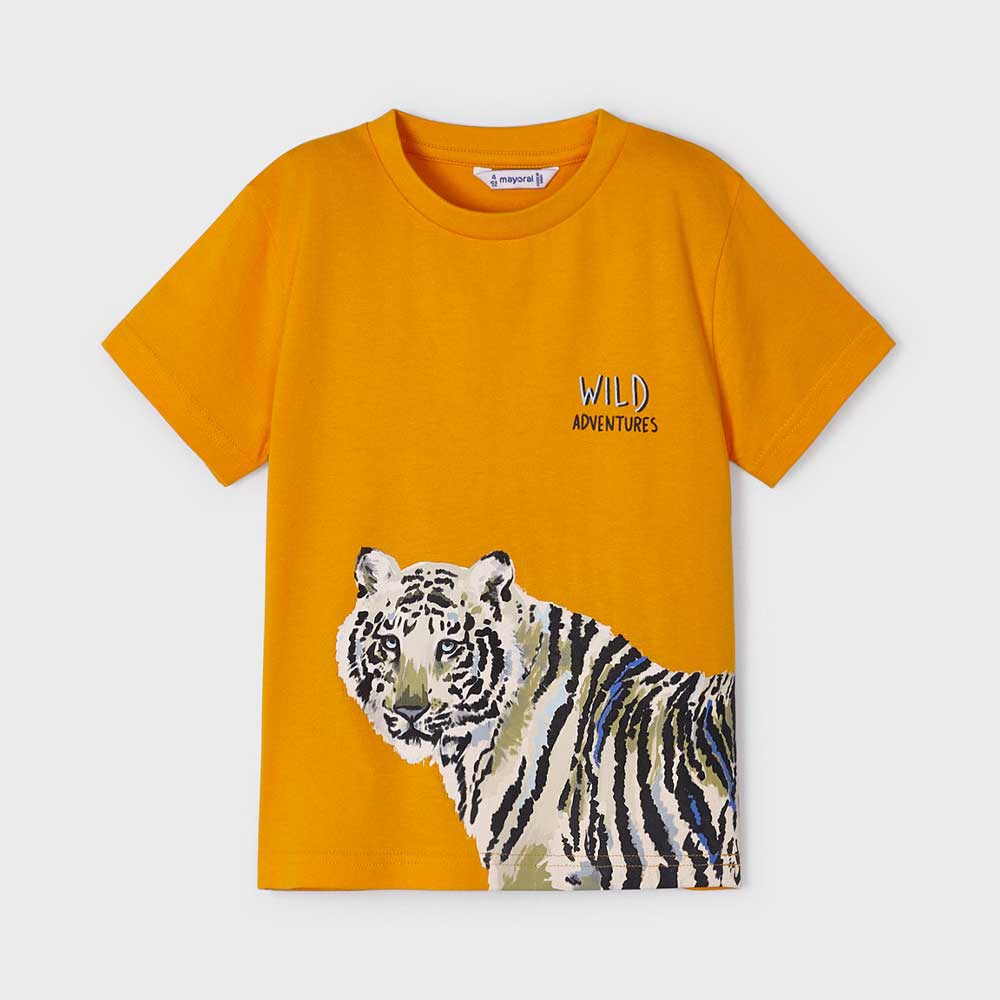 Mayoral Boys Tiger T-Shirt - Mango By MAYORAL Canada -