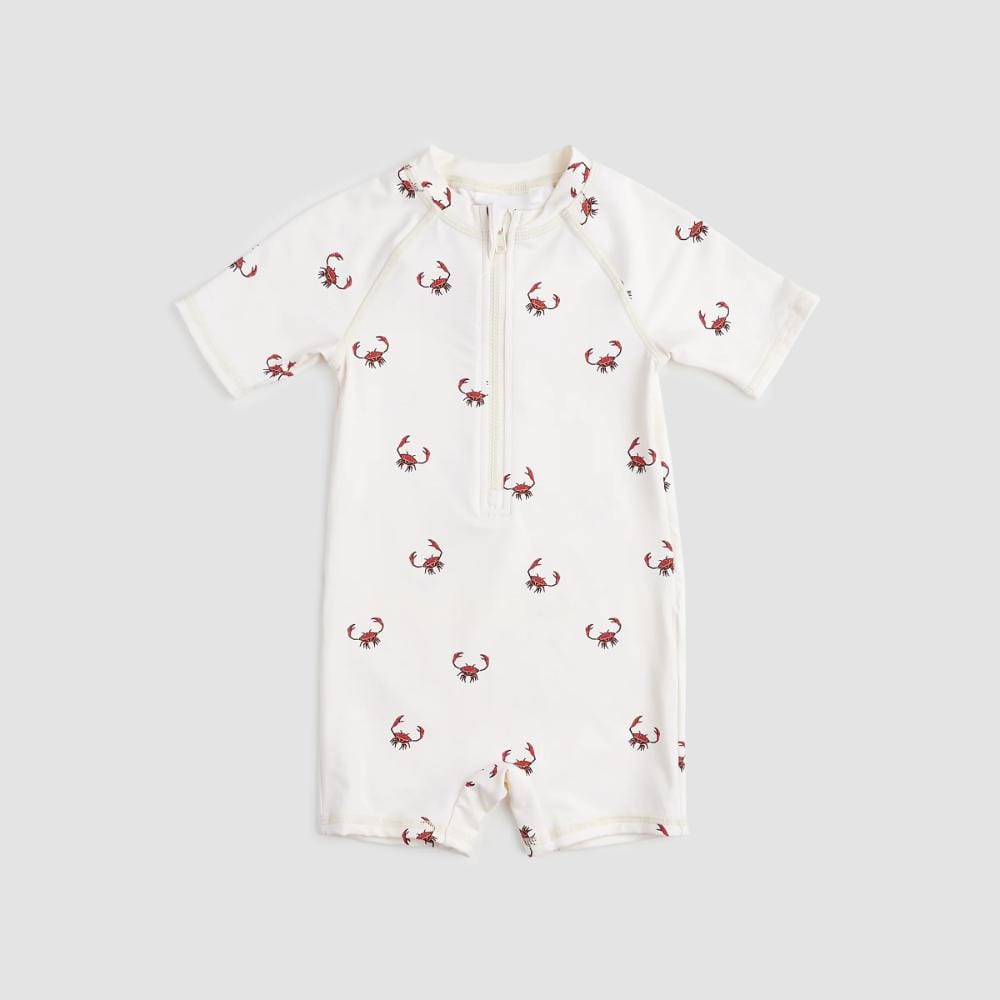 Miles The Label Swim Romper - Crab Print By MILES THE LABEL Canada -