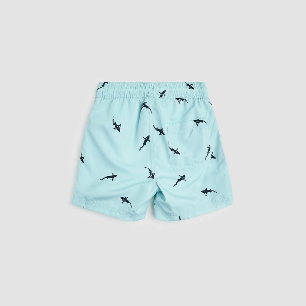 Miles The Label Swim Trunks - Sharks Print By MILES THE LABEL Canada -