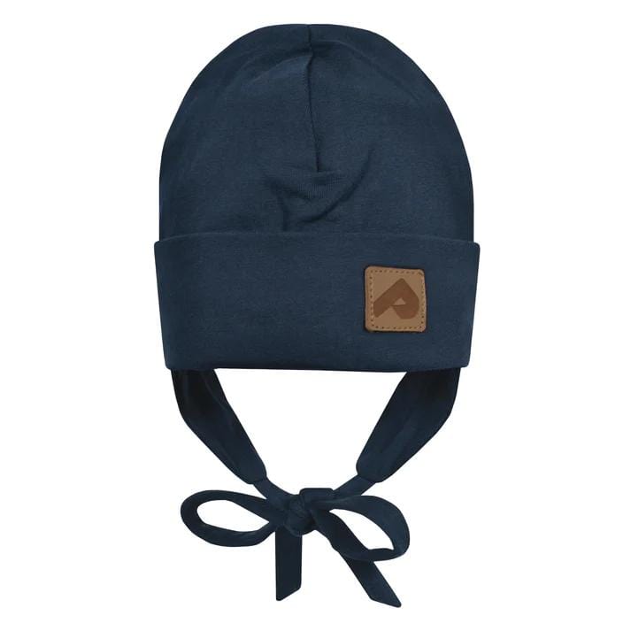Perlimpinpin Cotton Beanie with Ears - Navy By PERLIMPINPIN Canada -