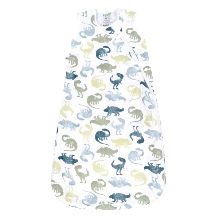 Perlimpinpin Cotton Muslin Sleep Bag 0.7 Tog - Brachiosaurus By PERLIMPINPIN Canada -