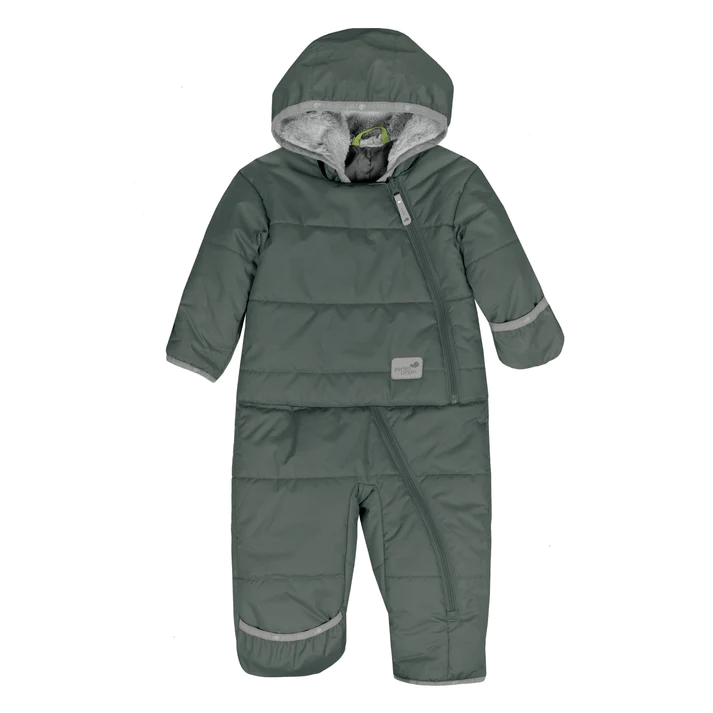 Perlimpinpin One-Piece Baby Snowsuit - Forest Green By PERLIMPINPIN Canada -