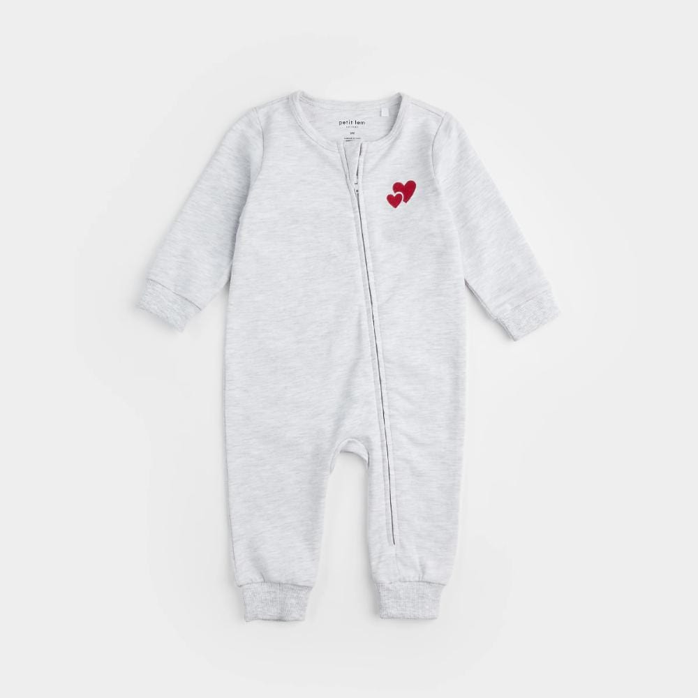 Petit Lem Zipper Romper - Mon Amour By PETIT LEM Canada -