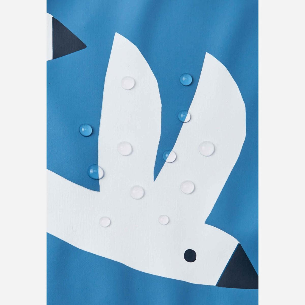 Reima Vesi Waterproof Rain Jacket - Denim Blue - Birds (6551) By REIMA Canada -