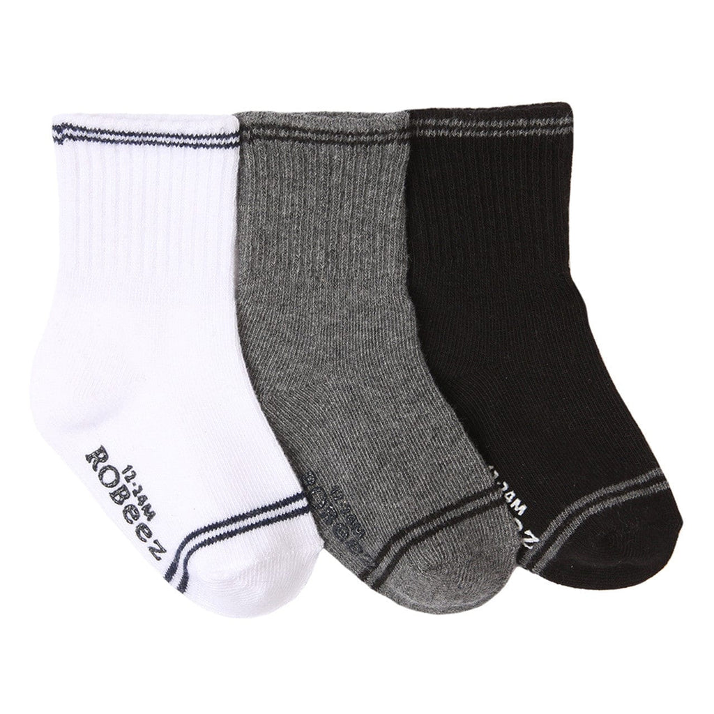 Robeez 3 Pack Baby Socks - Goes with Everything By ROBEEZ Canada -