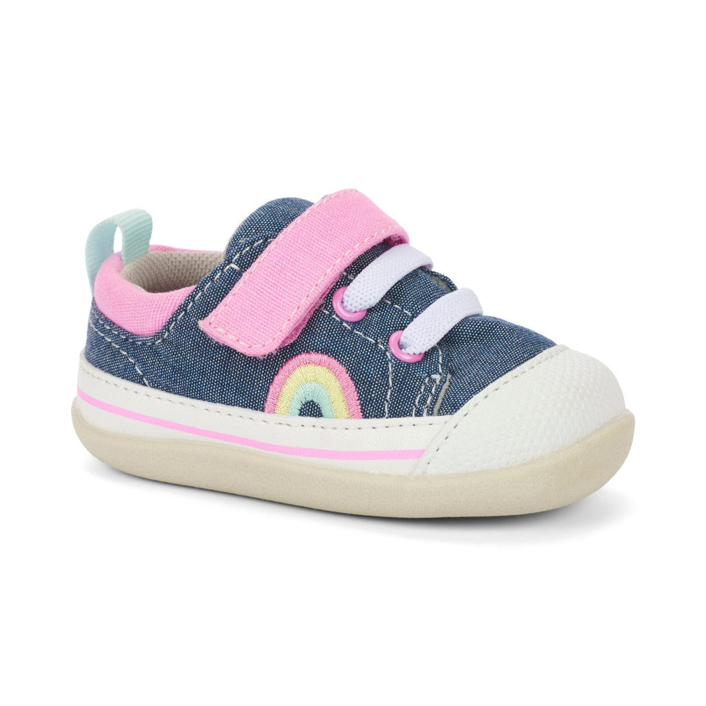 See Kai Run Stevie II Inf - Chambray/Pink By SEE KAI RUN Canada -