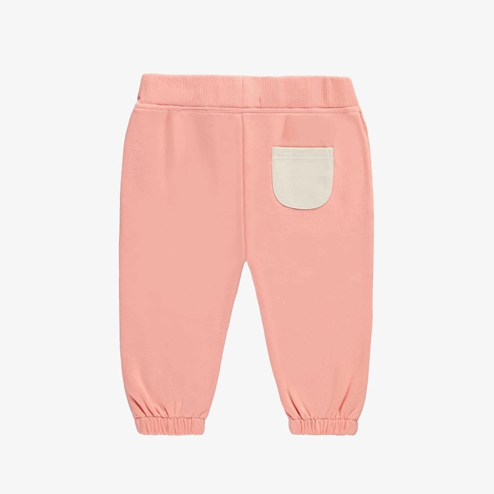 Souris Mini French Terry Joggers - Pink By SOURIS MINI Canada -
