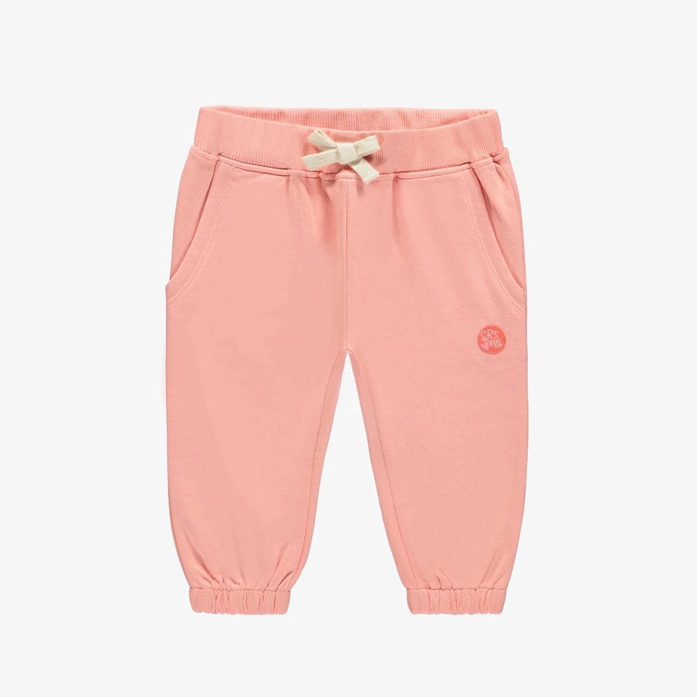 Souris Mini French Terry Joggers - Pink By SOURIS MINI Canada -