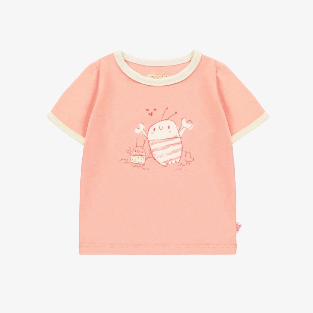 Souris Mini Lobster Tee - Pink2 By SOURIS MINI Canada -