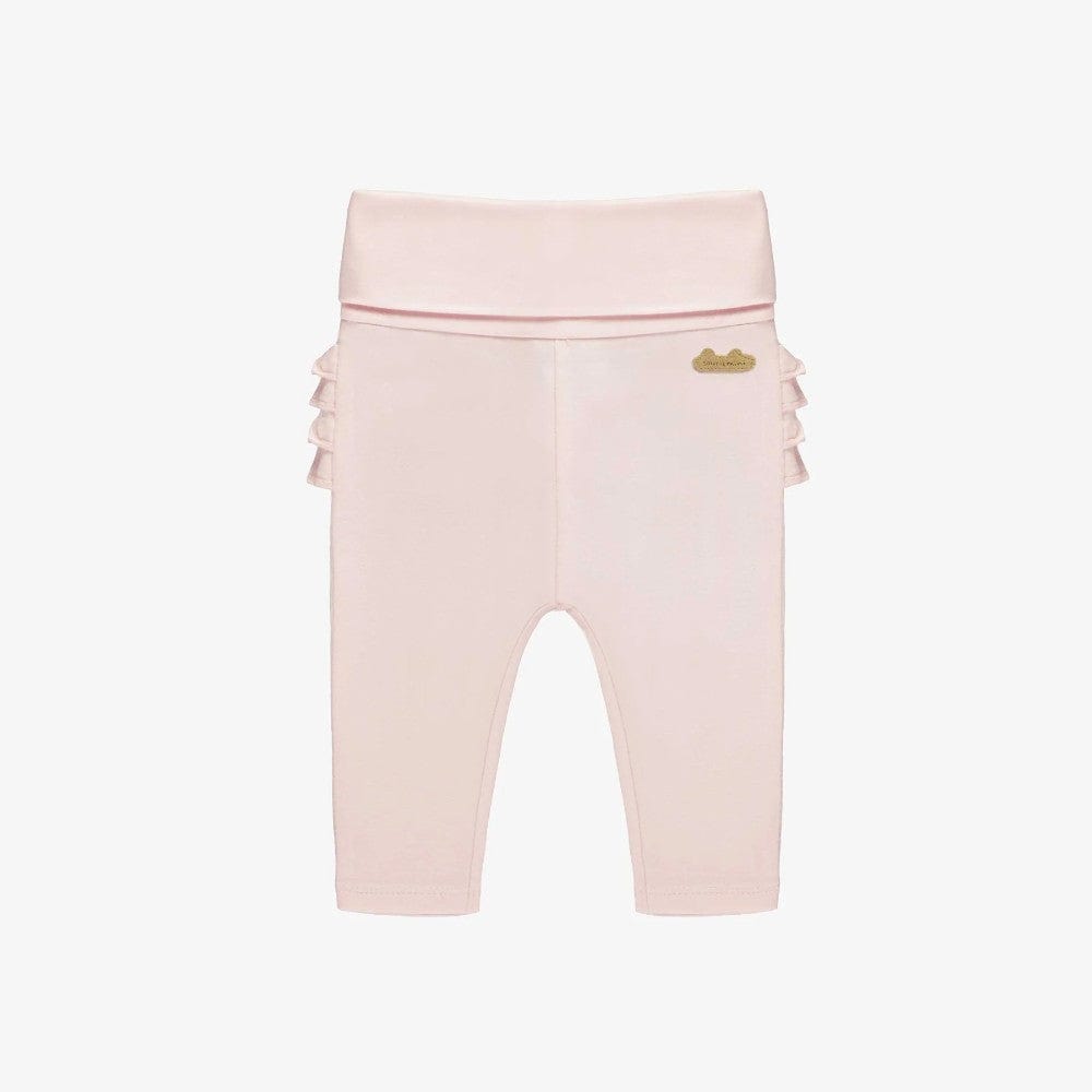 Souris Mini Pink Ruffled Leggings By SOURIS MINI Canada -