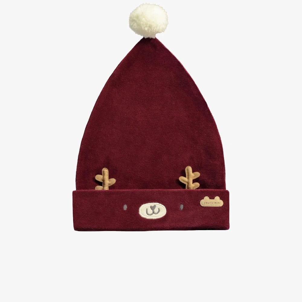 Souris Mini Red Velvet Hat By SOURIS MINI Canada -