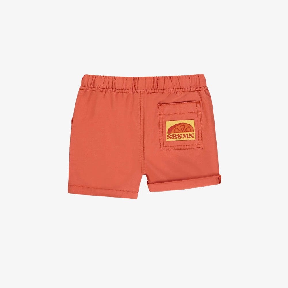 Souris Mini Relaxed Fit Shorts - Orange By SOURIS MINI Canada -