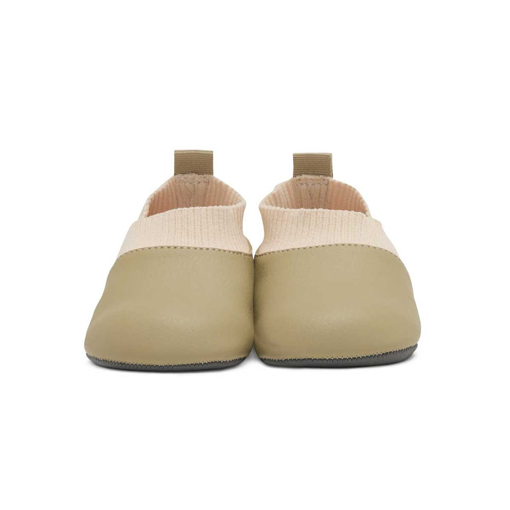 Stonz Yale Slip-on Baby Shoes - Olive/Smoky Cream By STONZ Canada -