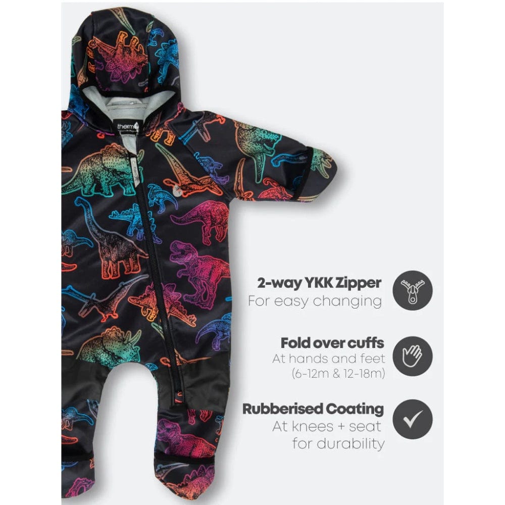 Therm All Weather Onesie - Neon Dino By THERM Canada -