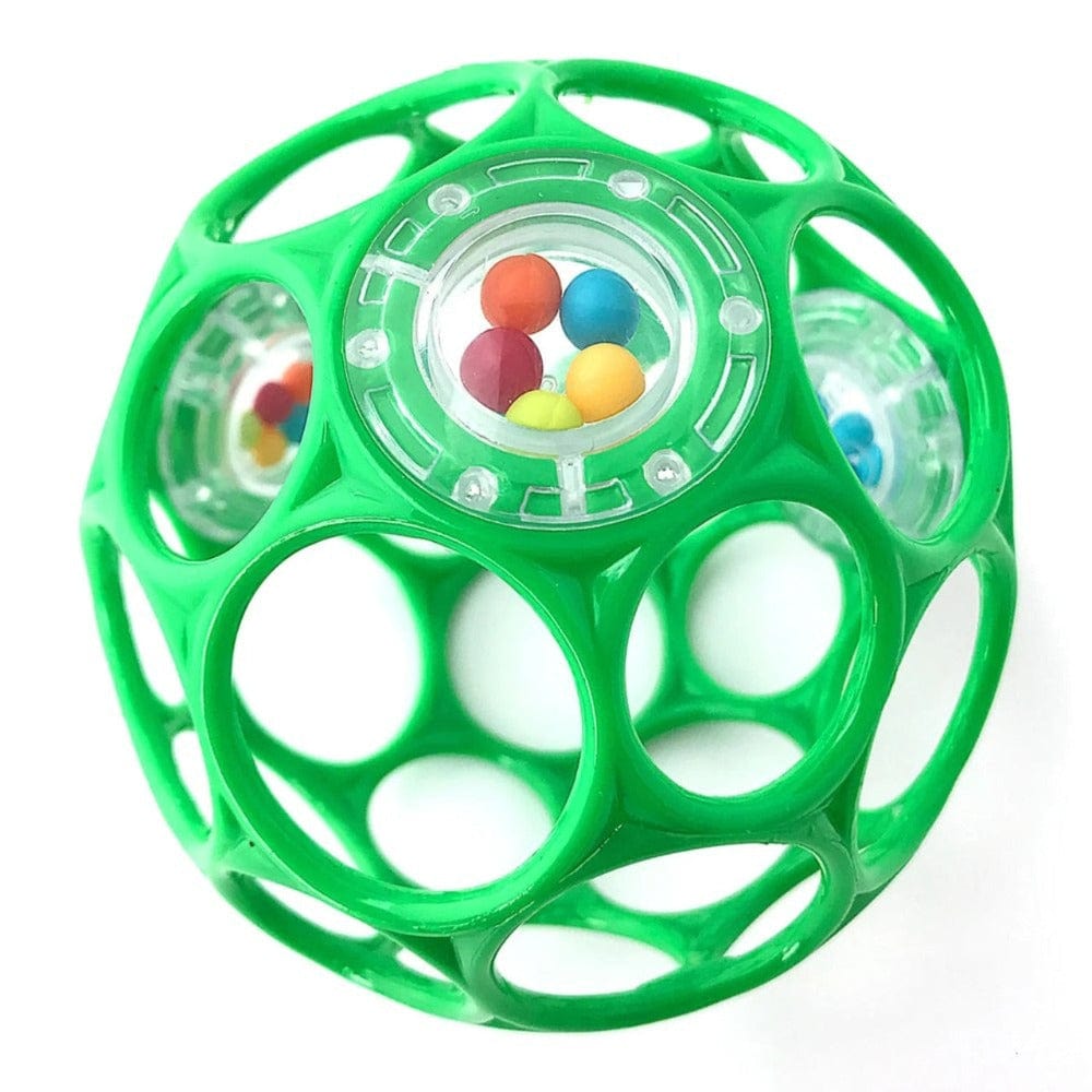 Bright Starts 4 Inch Oball Rattle | Green - Ships from Ontario – Jump ...