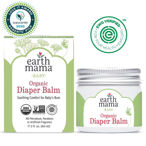 Earth Mama Organic Diaper Balm 60 ml Ships from Ontario – Jump