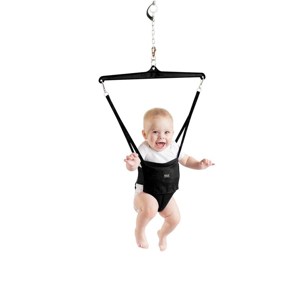 Jolly Jumper ベビージム ブラック Jolly Jumper CLASSIC (Black) with Stand - ORIGINAL Baby