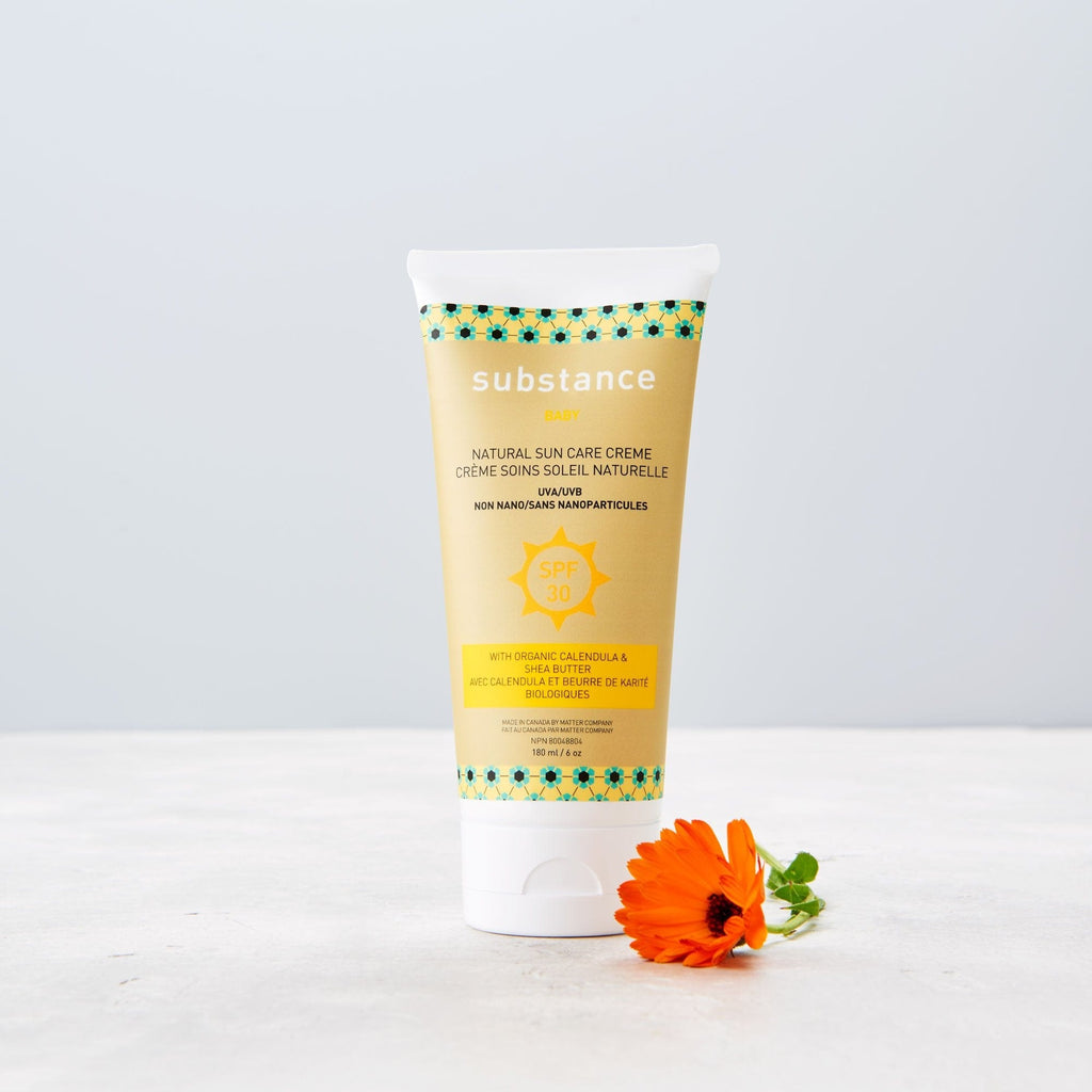 Flip top tube of Substance natural sun care creme.
