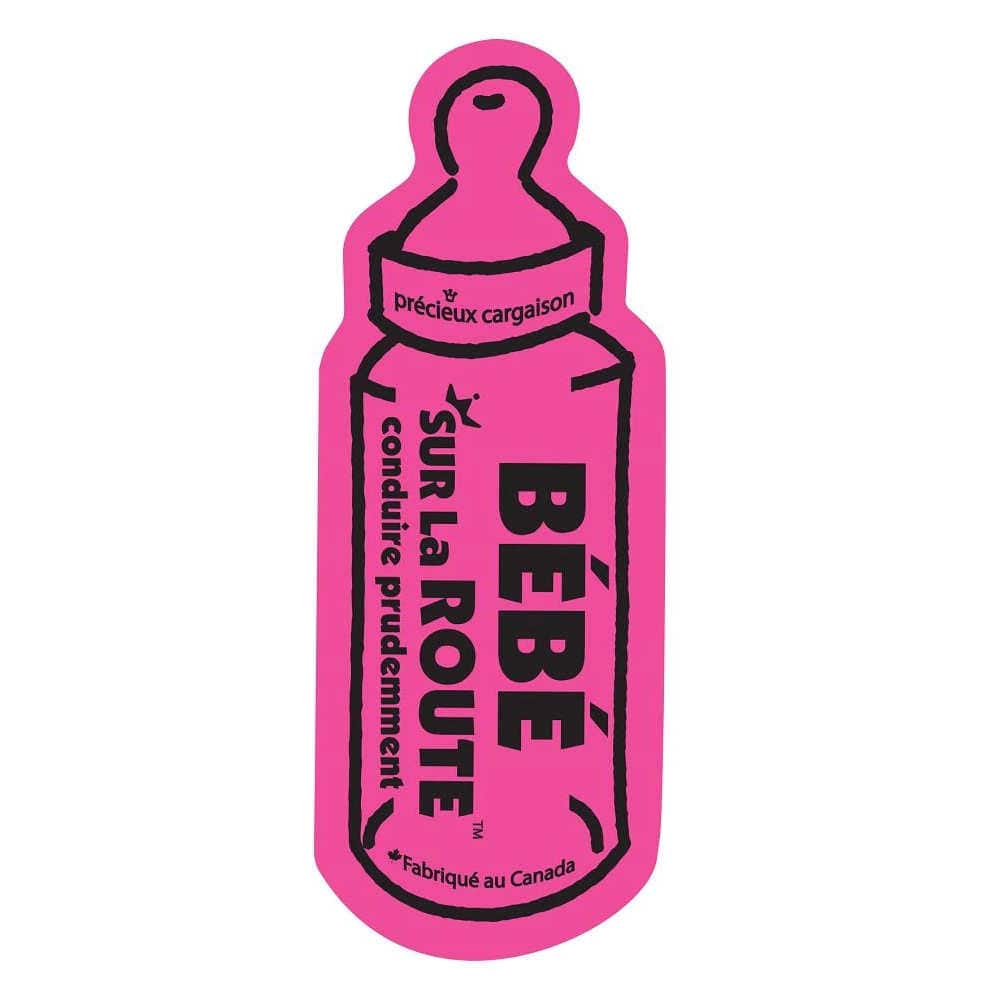 PINK On Route Bottle Magnets - Francais By ON ROUTE Canada - 24380