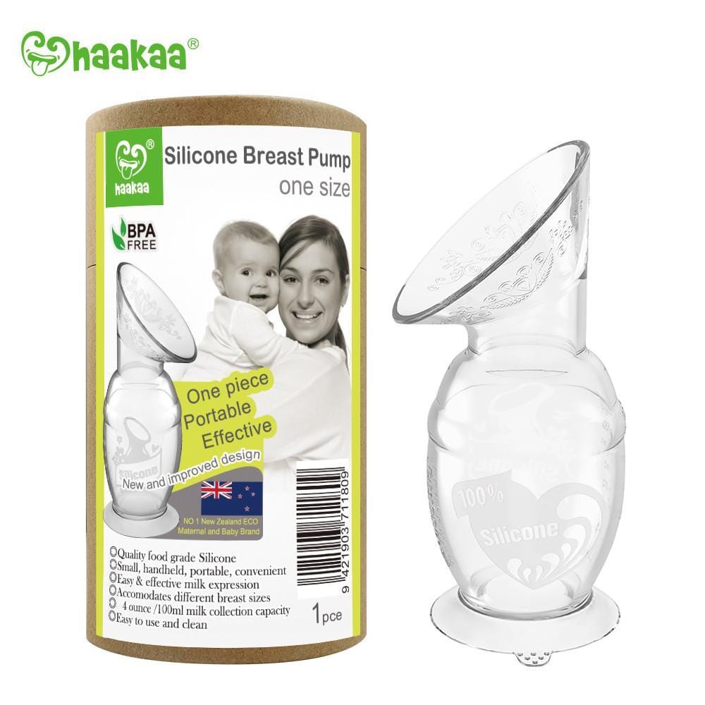 Haakaa Silicone Breast Pump with Suction Base - 100 ml By HAAKAA Canada - 31517