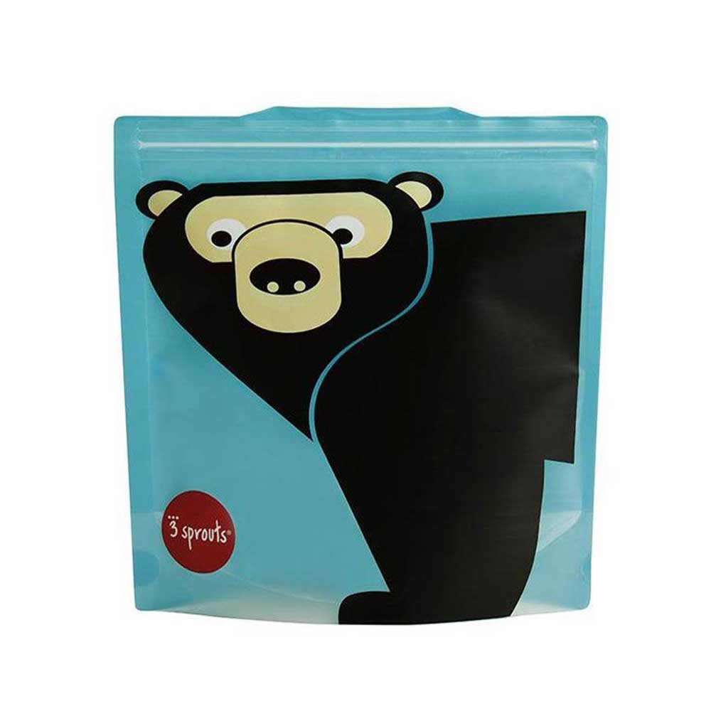3 Sprouts Sandwich Bag - 2 Pack - Bear