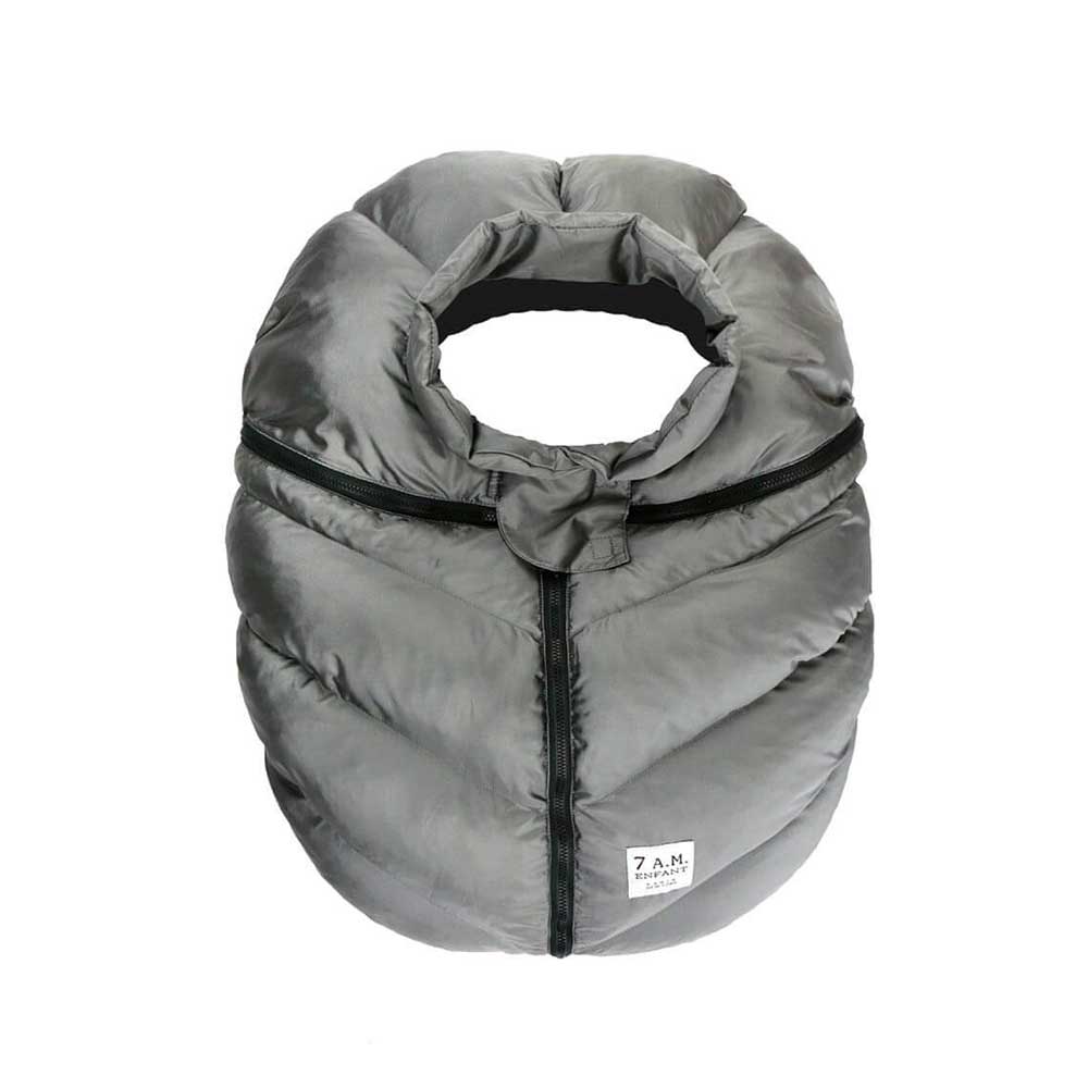 7AM Cocoon Infant Car Seat Cover Metallic Grey
