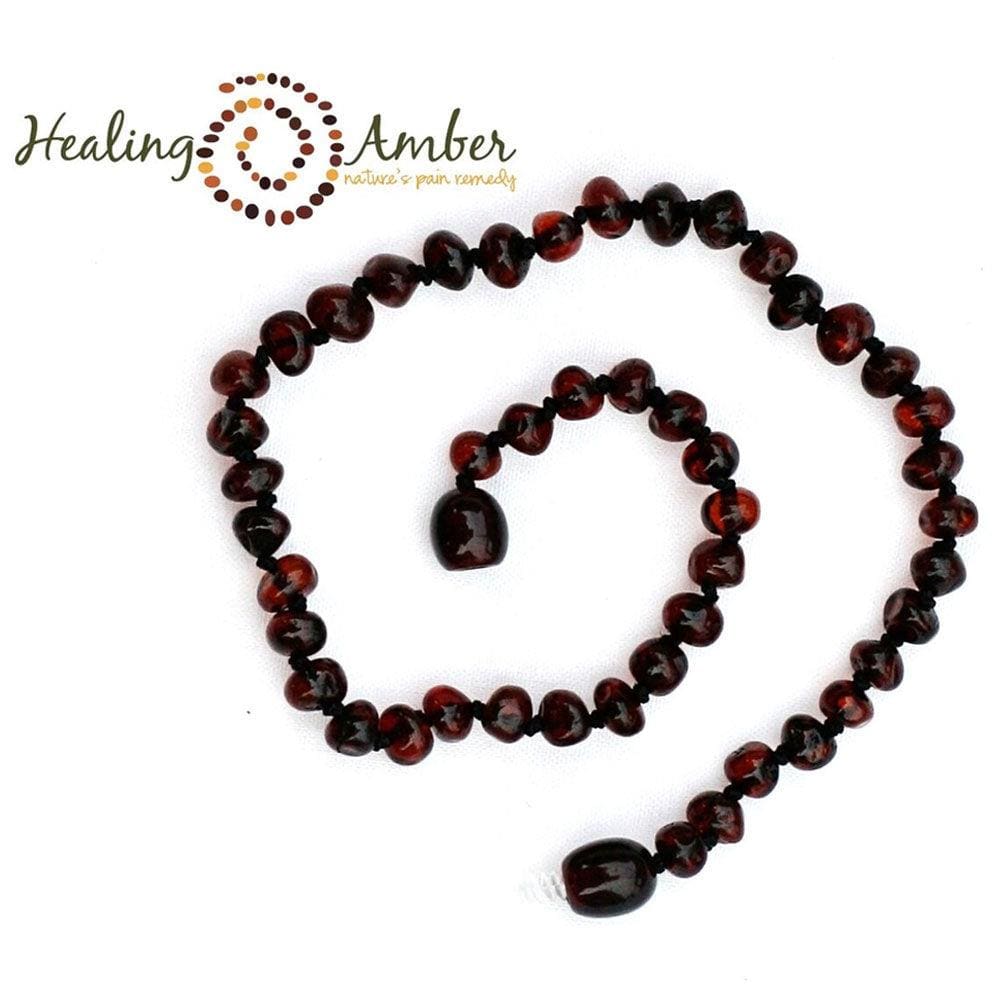 Healing Amber 11" Necklace - Molasses