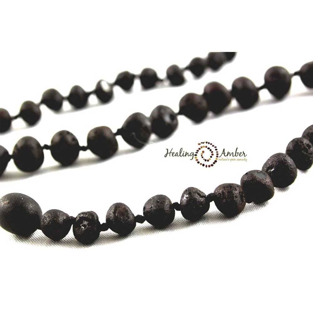 Healing Amber 11" Necklace for Teething Baby | Raw Molasses By HEALING AMBER Canada - 43347