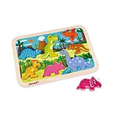 Janod Chunky Puzzle - Dinosaur | Jump! The BABY Store