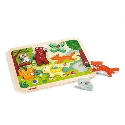 Janod Chunky Puzzle - Forest | Jump! The BABY Store