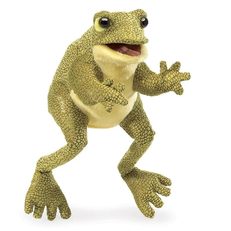Folkmanis Funny Frog - Hand Puppet By FOLKMANIS PUPPETS Canada - 46760