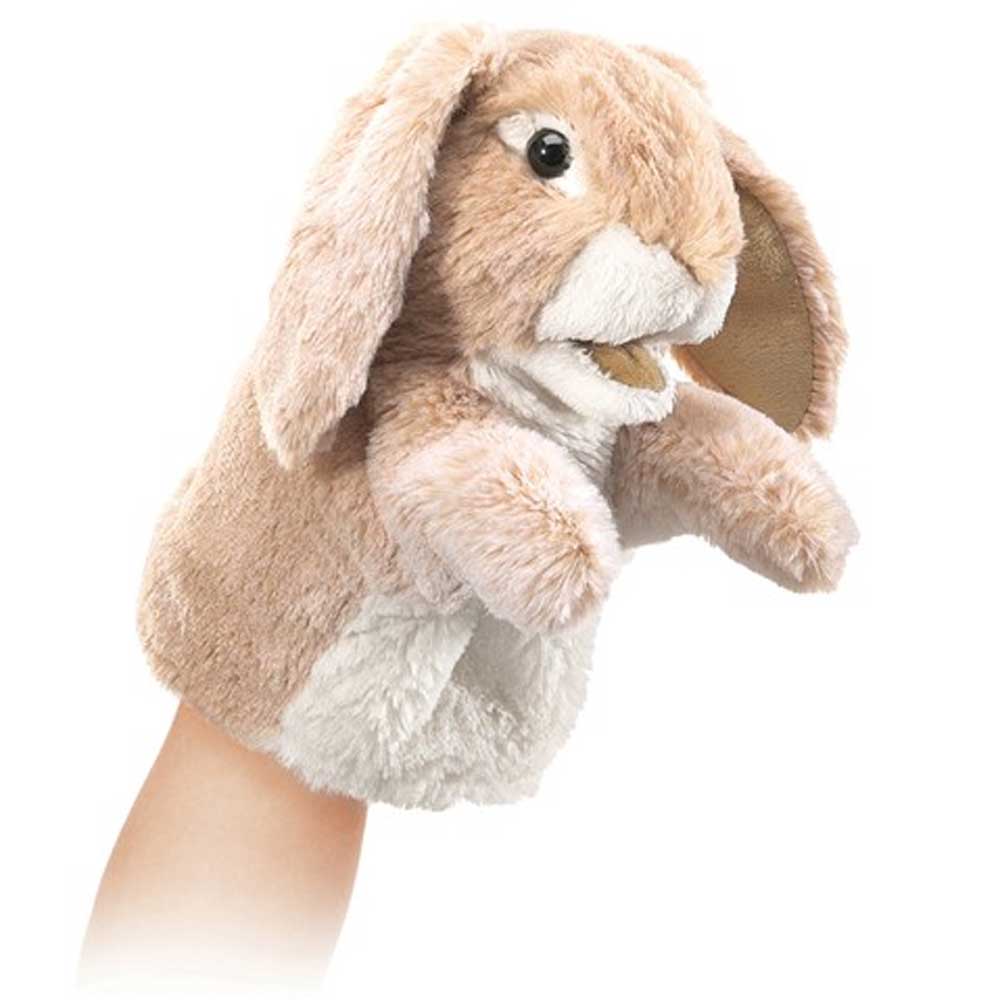 Folkmanis Little Hand Puppet Lop Rabbit