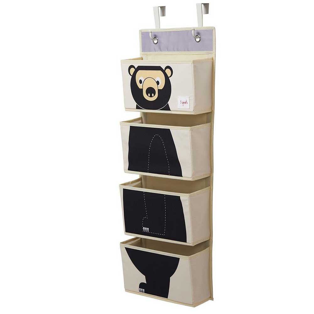 3 Sprouts Hanging Wall Organizer - Bear