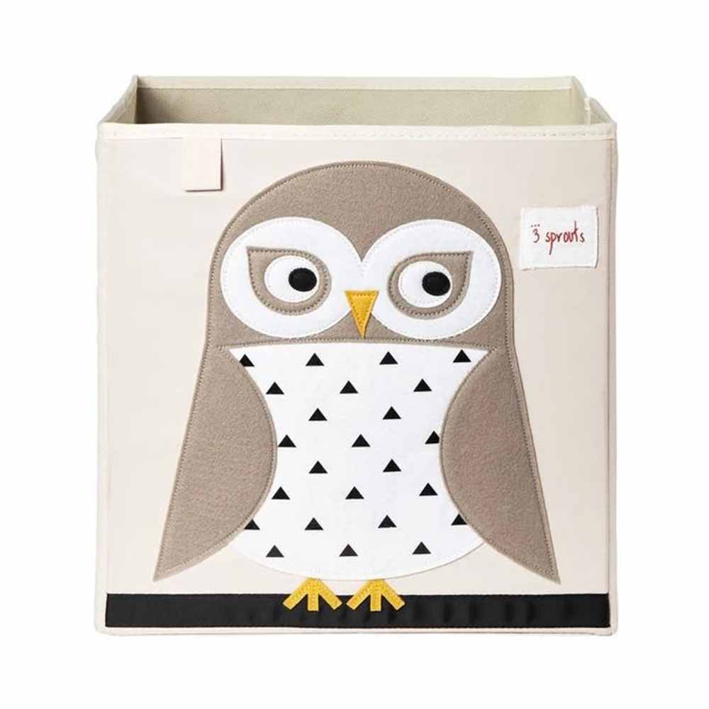 3 Sprouts Storage Box - Owl