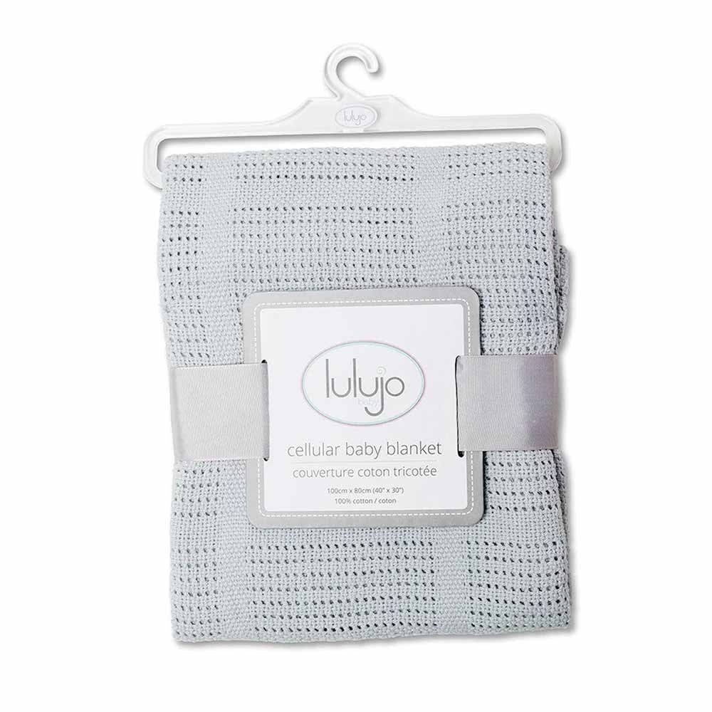 Lulujo Cellular Blanket - Grey