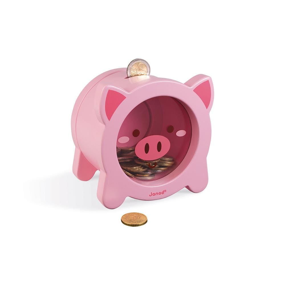 Janod Piggy Bank - Pig | Jump! The BABY Store