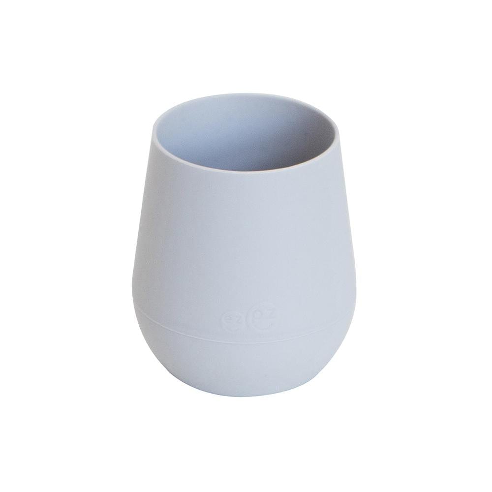 Silicone Pewter grey ezpz tiny cup that holds 2oz