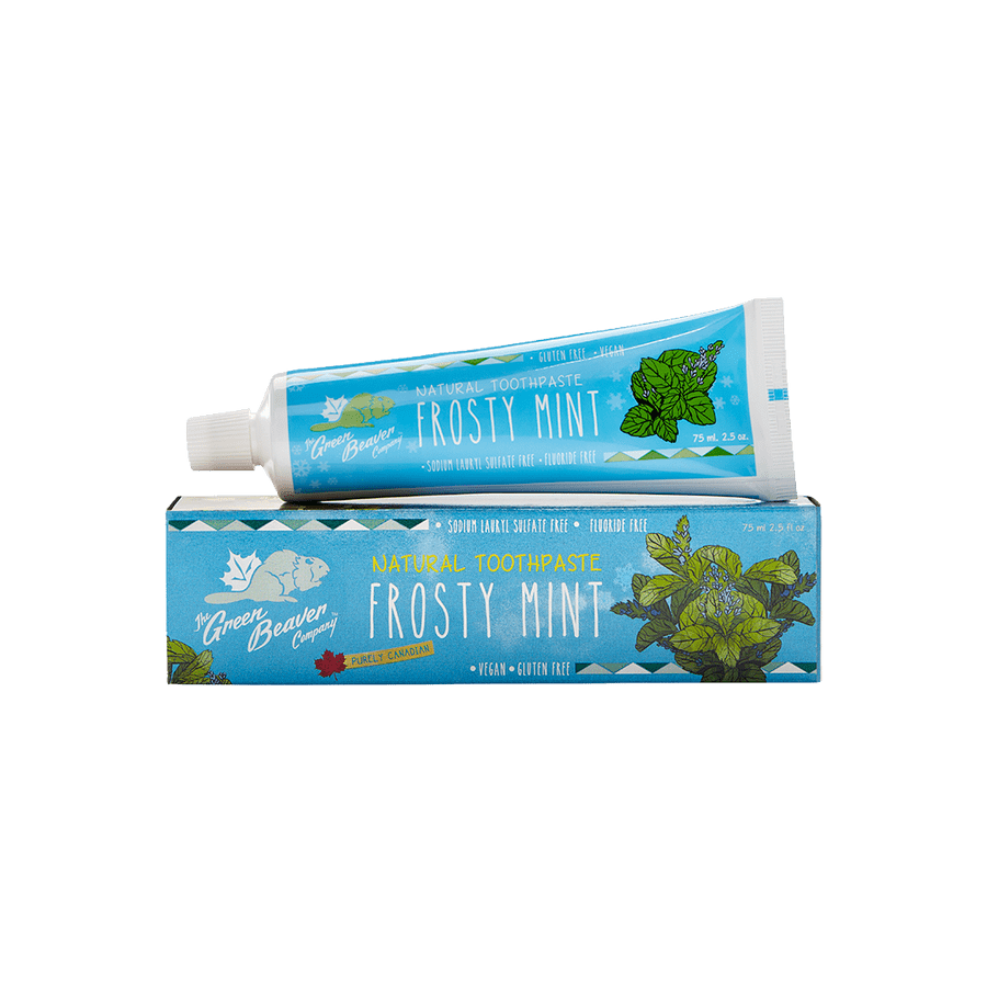 Green Beaver Natural Fluoride Free Toothpaste | Frosted Mint By GREEN BEAVER Canada - 50829