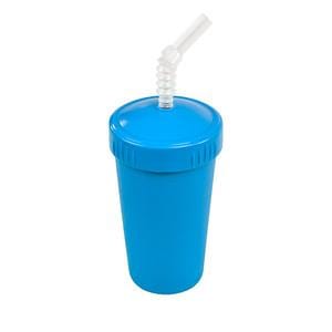Replay Straw Cup with Lid - Sky Blue By REPLAY Canada - 51338