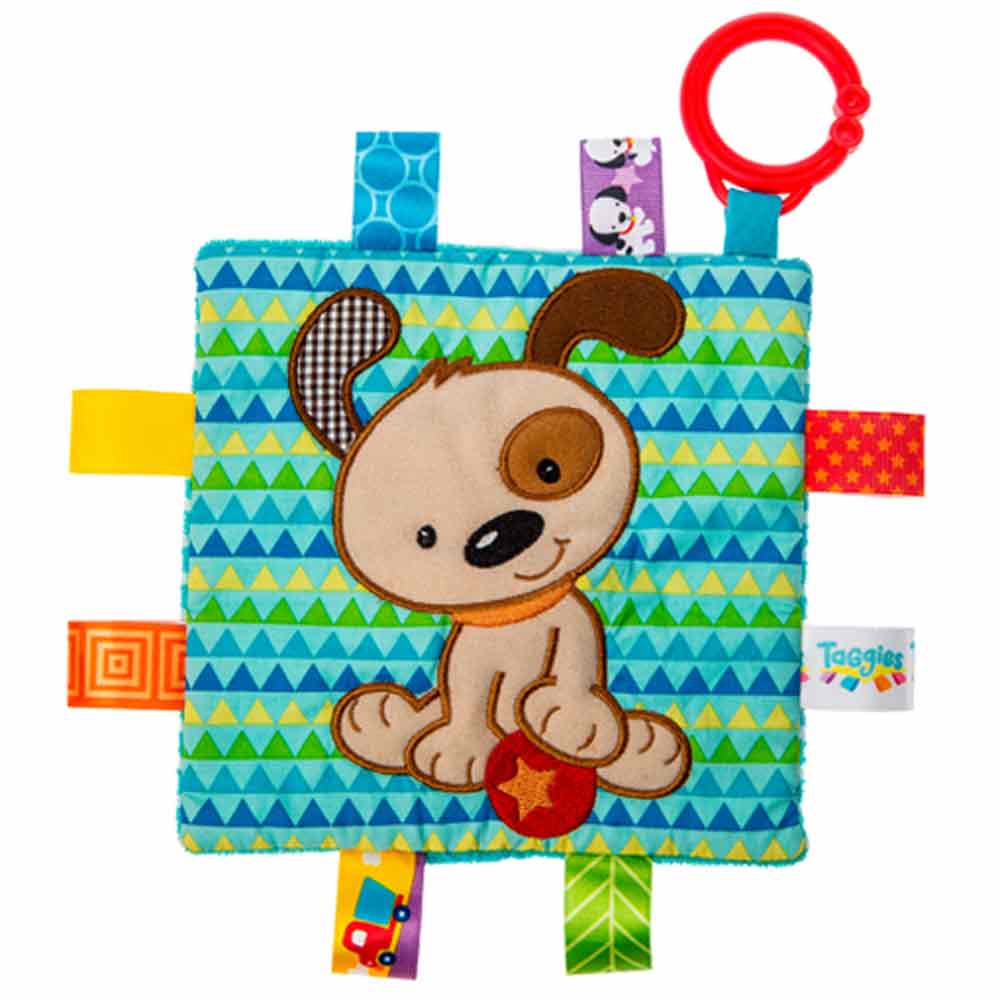 Mary Meyer Taggies Crinkle Me Square Boy Puppy