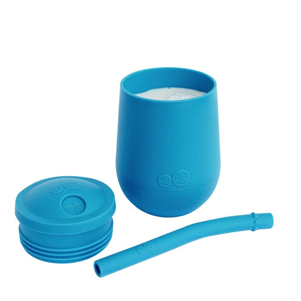 ezpz Mini Cup & Straw Training System | Blue | Ages12 Months+ By EZPZ Canada - 51607