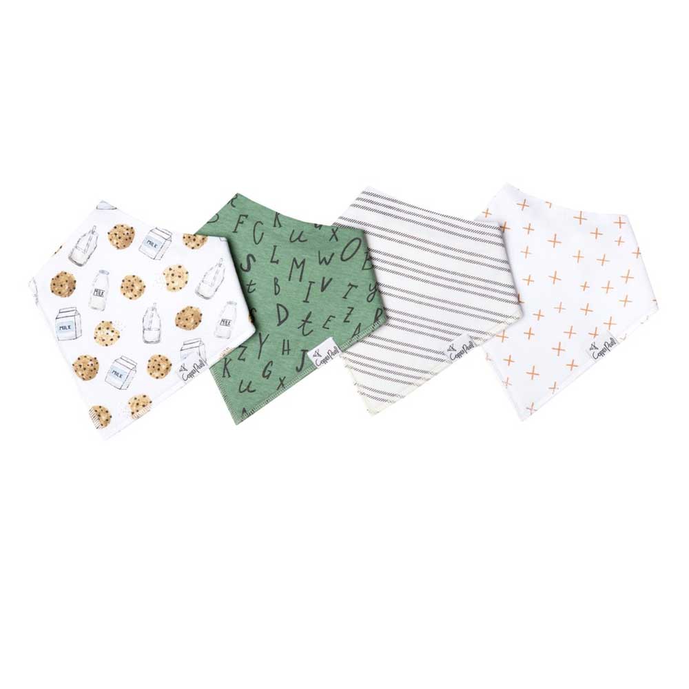 Copper Pearl Bandana Bibs 4 Pack | Chip By COPPER PEARL Canada - 55249