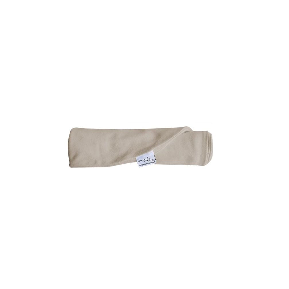 Snuggle me organic infant lounger cover in birch (tan).