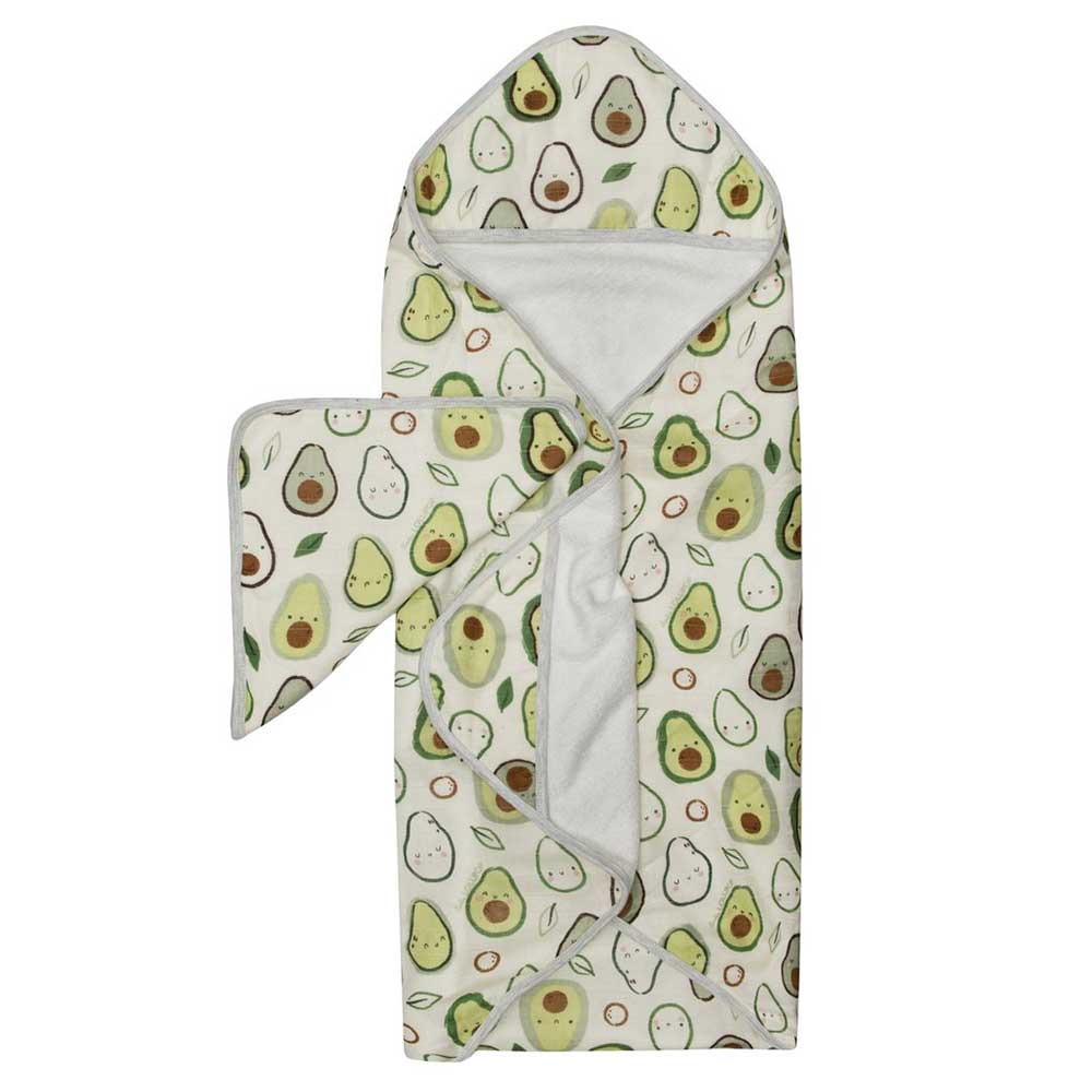 Loulou Lollipop Hooded Towel Set - Avocado