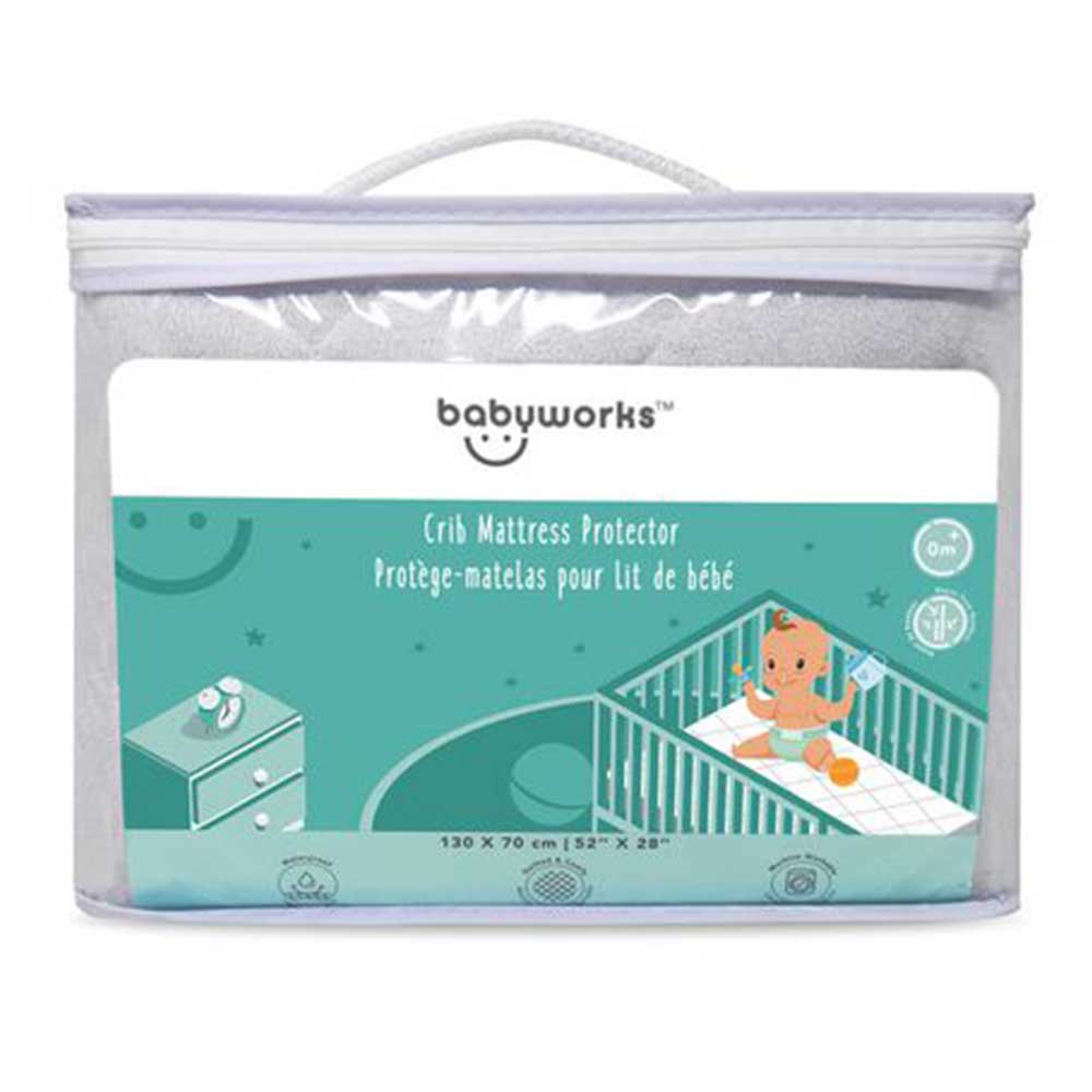 Babyworks Quilted & Fitted Bamboo Mattress Protector