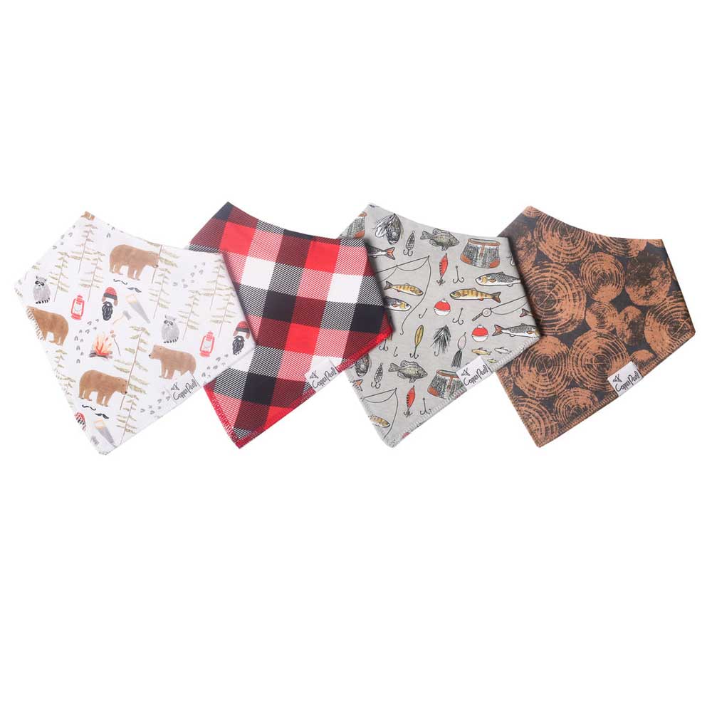 Copper Pearl Bandana Bibs 4 Pack | Lumberjack By COPPER PEARL Canada - 57189