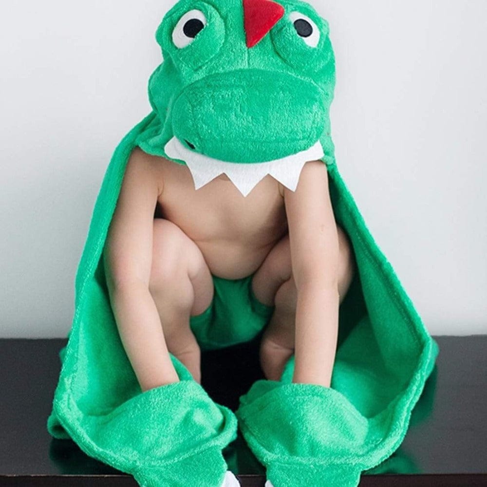 Zoocchini Kids Hooded Towel | Devin Dinosaur